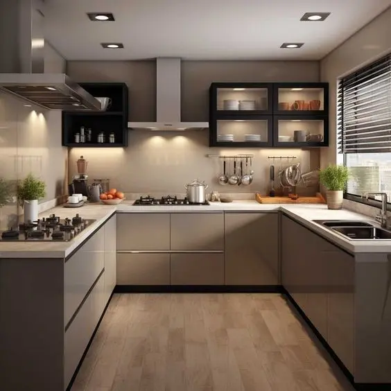 U-Shaped Kitchen